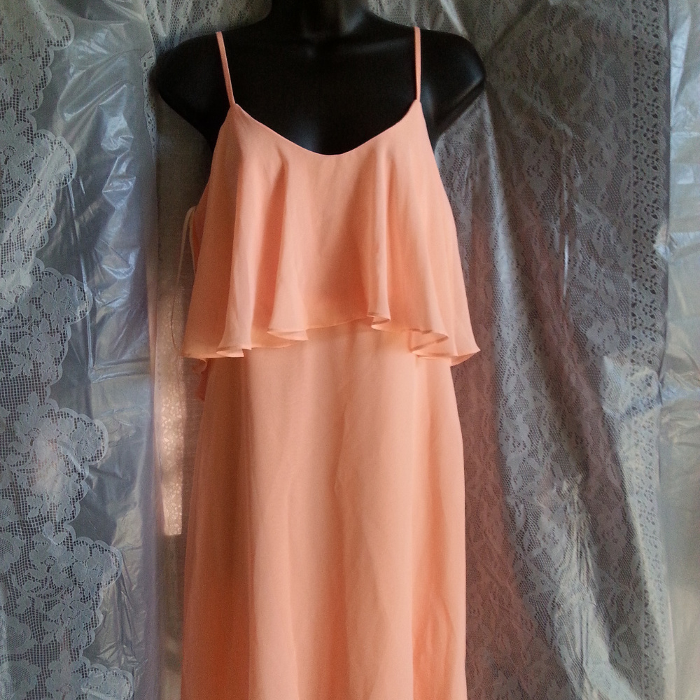 BCBGeneration Sleeveless Chiffon Popover Dress Nwt